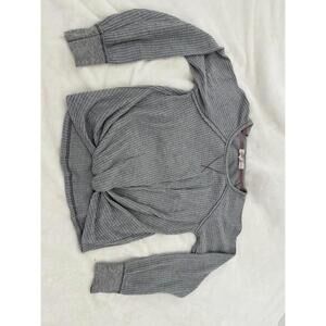 Gray XS Waffle Shirt